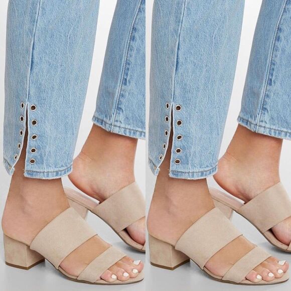 Free People x Levi’s 501 Straight Crop Jeans - Picture 5 of 6